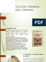 Antropologia Criminal y Biologia Criminal Diapositiva