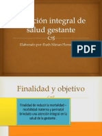 Atención Integral de Salud Gestante