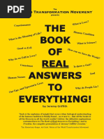 THE Book OF Real Answers TO Everything!: World Transformation Movement