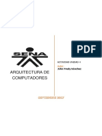 Desarrollo Actividad Modulo 4 Arquitectura de Computadores