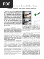 Learning Driven Coarse-to-Fine Articulated Robot Tracking