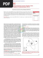 Interpretation of Magnetic Resonance Imaging of Orbit: Simplifi Ed For Ophthalmologists (Part I)