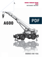 Datasheet Metric: A600 Rough Terrain Crane A600