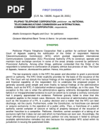 Pilipino Telephone Corp. v. National Telecommunications Commission