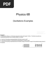 11.2 Physics 6B Oscillations