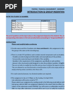 Assignment, Financial Management