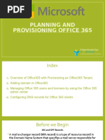 Planning and Provisioning Office 365