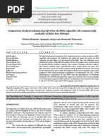 Comparison of Physicochemical Properties of Edible Vegetable Oils Commercially Available in Bahir Dar, Ethiopia