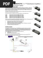 Remote ™ Distribution Amplifiers