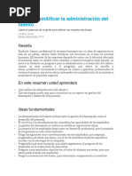 Cómo Desmitificar La Administración Del Talento