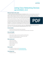 Interconnecting Cisco Networking Devices: Accelerated (CCNAX) v3.0