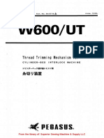 Pegasus W600UT Instruction Manual PDF