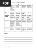 Build An Electromagnet Rubric