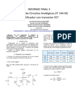 Informe de Laboratorio de Circuitos Analógicos Digitales