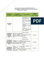 Cronograma de Actividades PDF