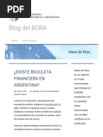 La Bicicleta Financiera - Su Existencia .