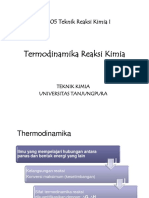 Termodinamika Reaksi Kimia