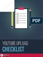 YouTube Upload Checklist VIDISEO