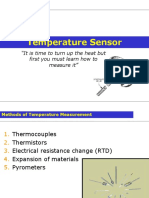 Temperature Sensor: "It Is Time To Turn Up The Heat But First You Must Learn How To Measure It"