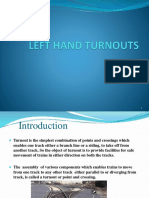 Left Hand Turnout