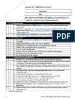 General Lab Inspection Checklist