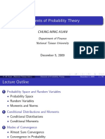 Elements of Probability Theory - Lecture Notes