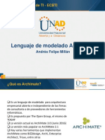 Lenguaje de Modelado Archimate PDF