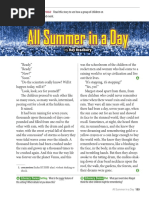 All Summer in A Day - Ray Bradbury