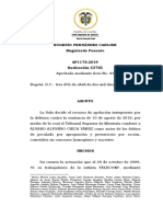 Condena Prevaricato y Peculado X Pension Reconocida en Tutela Contra de Telecom Sp1176-2019 (53765)