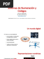 Sesión 1 - Sistemas de Numeración y Códigos