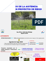 Asistencia Tecnica Proyectos de Riego