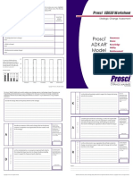 Prosci ADKAR Strategic Change Assessment Worksheet