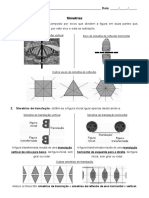 Anexo B1. Ficha de Trabalho Simetrias