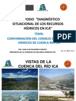 Conformacion Del Consejo de Recursos Hidricos Cuenca Rio Ica JP