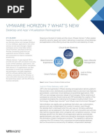 Vmware Horizon 7 What'S New: Desktop and App Virtualization Reimagined