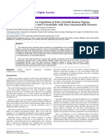 Malaria Among The Geriatric Population in Parts of Southeastern Nigeriaprevalence Complications and Comorbidity With Noncommunicab 2161