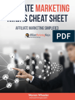 Affiliate Marketing Cheat Sheet Free PDF