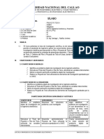 Silabo Proyecto Tesis I - 19a