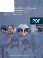 Philippine Guidelines On Periodic Health Examination (PHEx) PDF