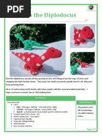 Don The Diplodocus: Crochet Pattern