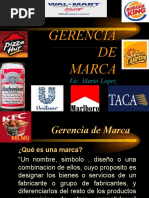 Gerencia de Marca Presentacion