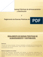 Reglamento de Buenas Prácticas de Almacenamiento y Distribución y Regmlamento de Buenas Prácticas de Manufactura