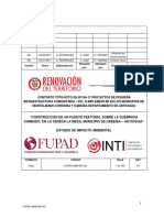 FUPAD-AMB-MC-001 Estudio de Impacto Ambiental Dabeiba-Vereda La Mesa PDF