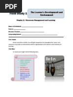 The Learner's Development and Environment: Chapter 2: Classroom Management and Learning