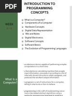 Intro To Programming Concepts