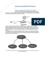 WAP To Implement Artificial Neural Network