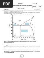 Pages Extraites de Examens Corriges Sciences Des Materiaux