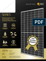 REC N Peak Solar Panel Datasheet