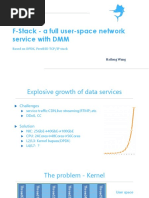 F-Stack - A Full User-Space Network Service With DMM: Based On DPDK, Freebsd Tcp/Ip Stack