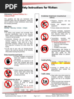 Safety Instructions For Visitors QMS ADM B G 1007